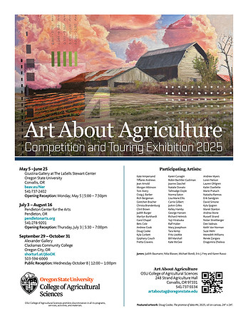 Art About Agriculture – Giustina Gallery, OSU, Corvallis OR